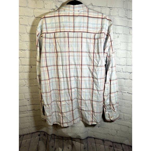 TOMMY BAHAMA JEANS MENS LONG SLEEVE PLAID SHIRT  SZ (L)    EUC    F-162 - Picture 4 of 4